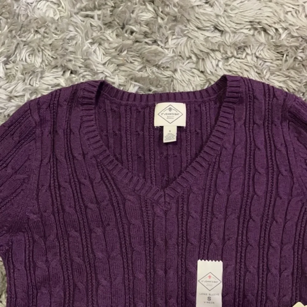 ⭐️St. John's Bay Womens V Neck Long Sleeve Pullover Sweater size‎ S - Picture 4 of 7